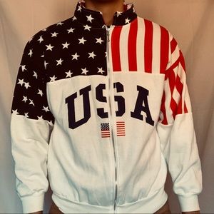Vintage USA Zip Up Sweatshirt